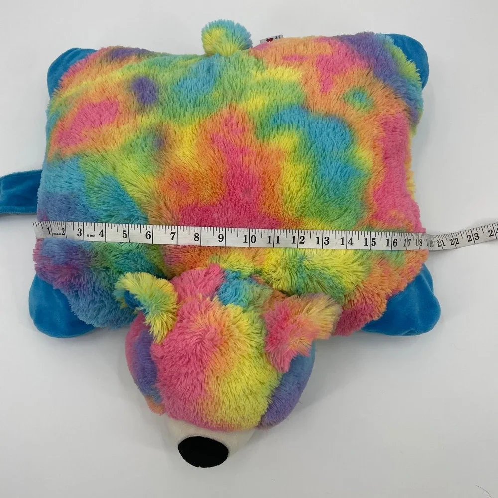 Pillow Pets Rainbow Tie Dye Bear 18